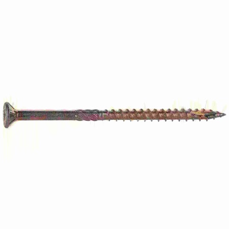 Saberdrive 3-1/2 in, Torx Drive, Wood Screw, Zinc Yellow Steel, 55 PK 09293